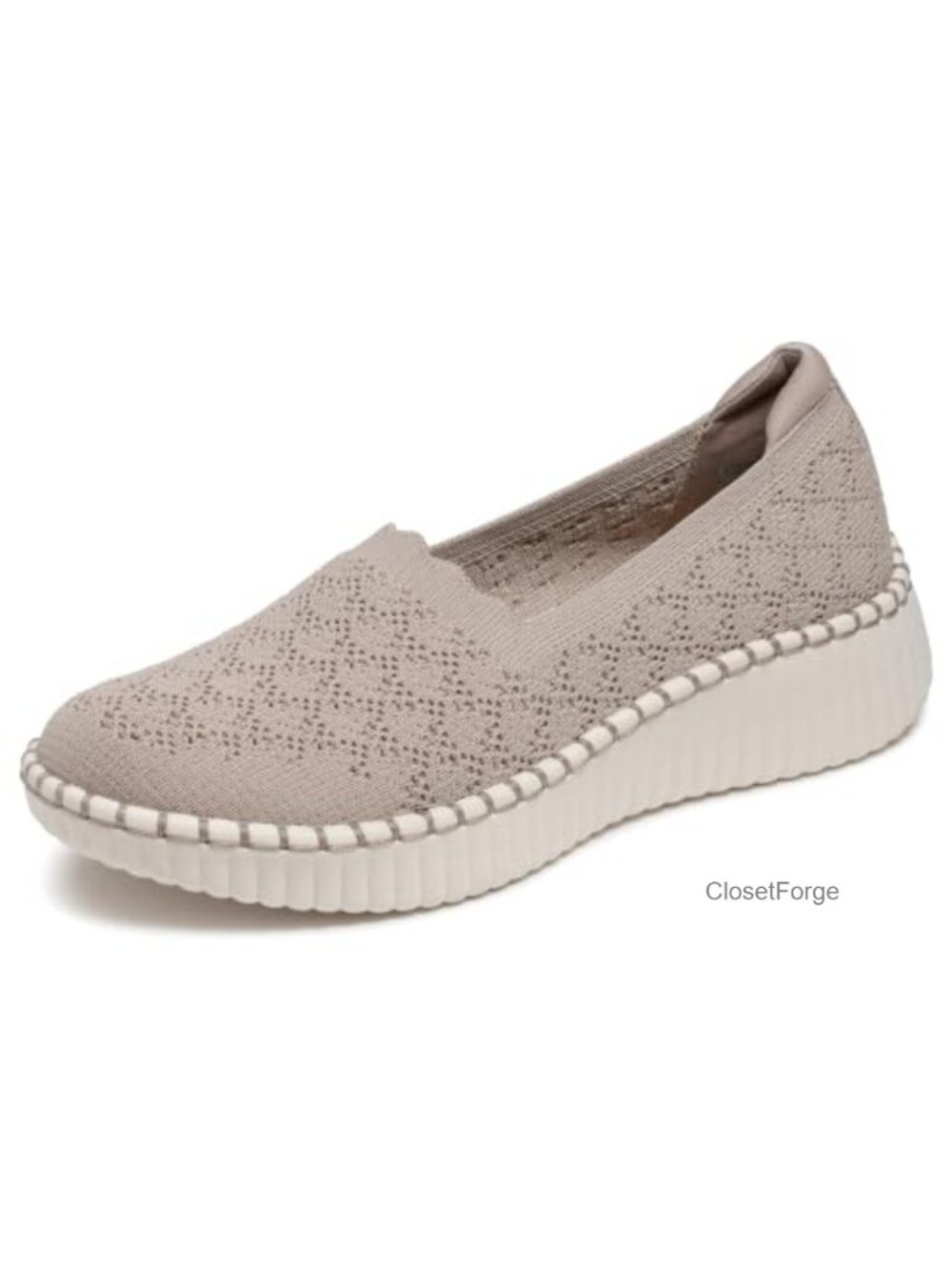 Slip On Sneakers Crochet Knit Vegan Machine Washable Women